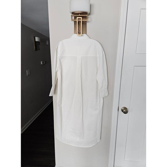 Anine Bing White Mika Shirt Midi Dress Button Down Dress NWT Size X-Small - Picture 12 of 14